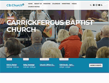Tablet Screenshot of carrickfergusbaptist.com